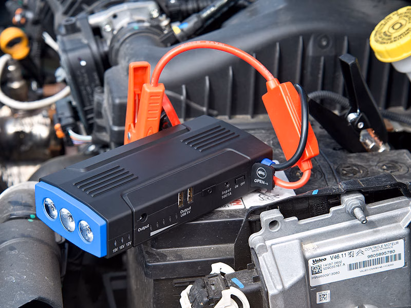 Powerbank mit Kfz-Starthilfe