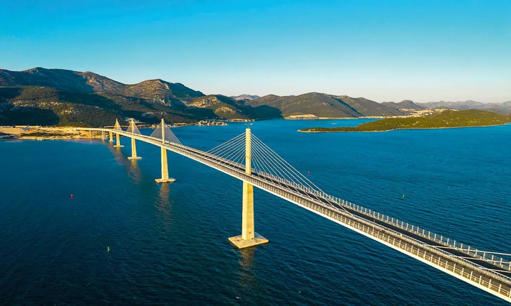 ROADBOOK Jadranska Magistrala » 4 Roadbook Jadranska Magistrala Peljesac-Brücke